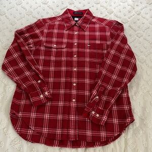 Tommy Hilfiger Red Flannel Shirt